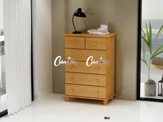 Comoda Onix 8006 06 Gavetas 0.83 m